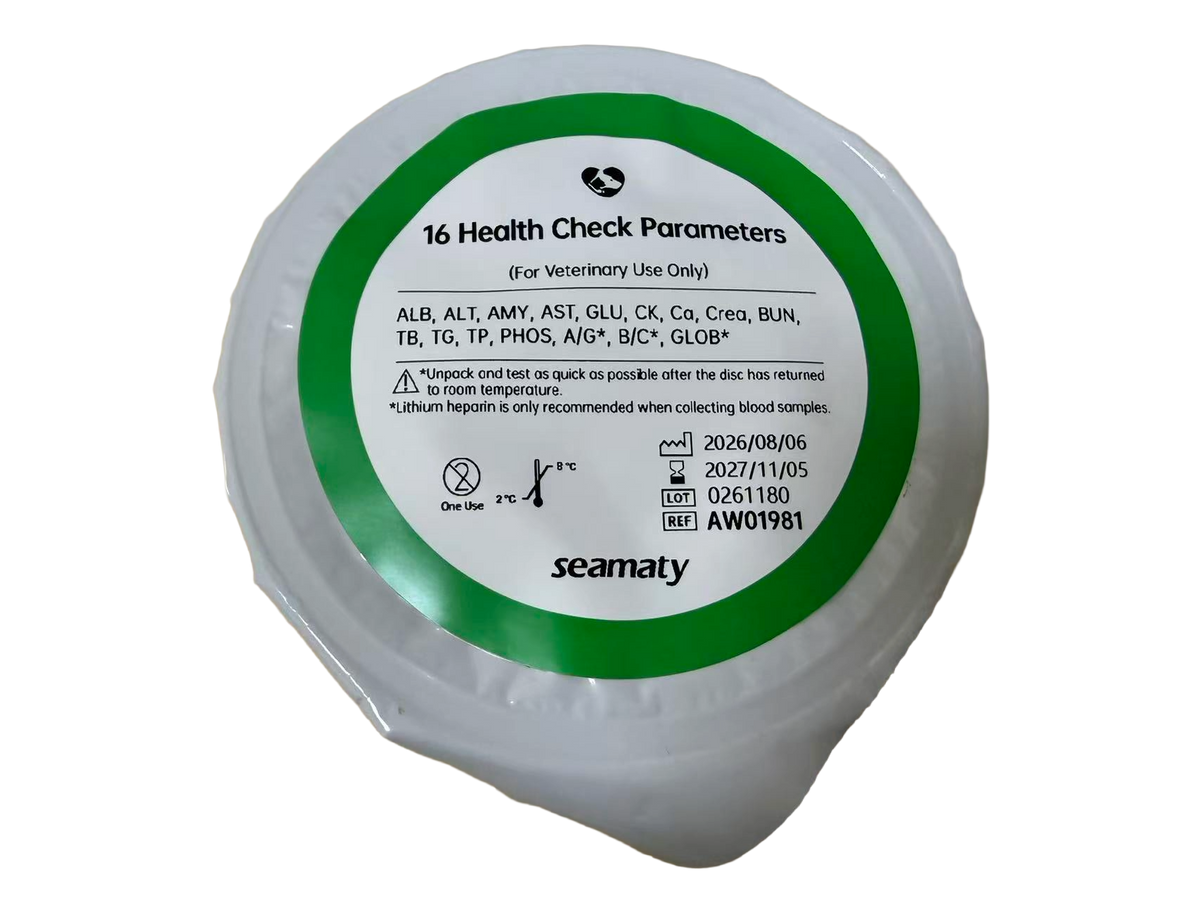 Seamaty QT3 Health Check Panel (16 Parameters) reagent disc, ClinixLynx