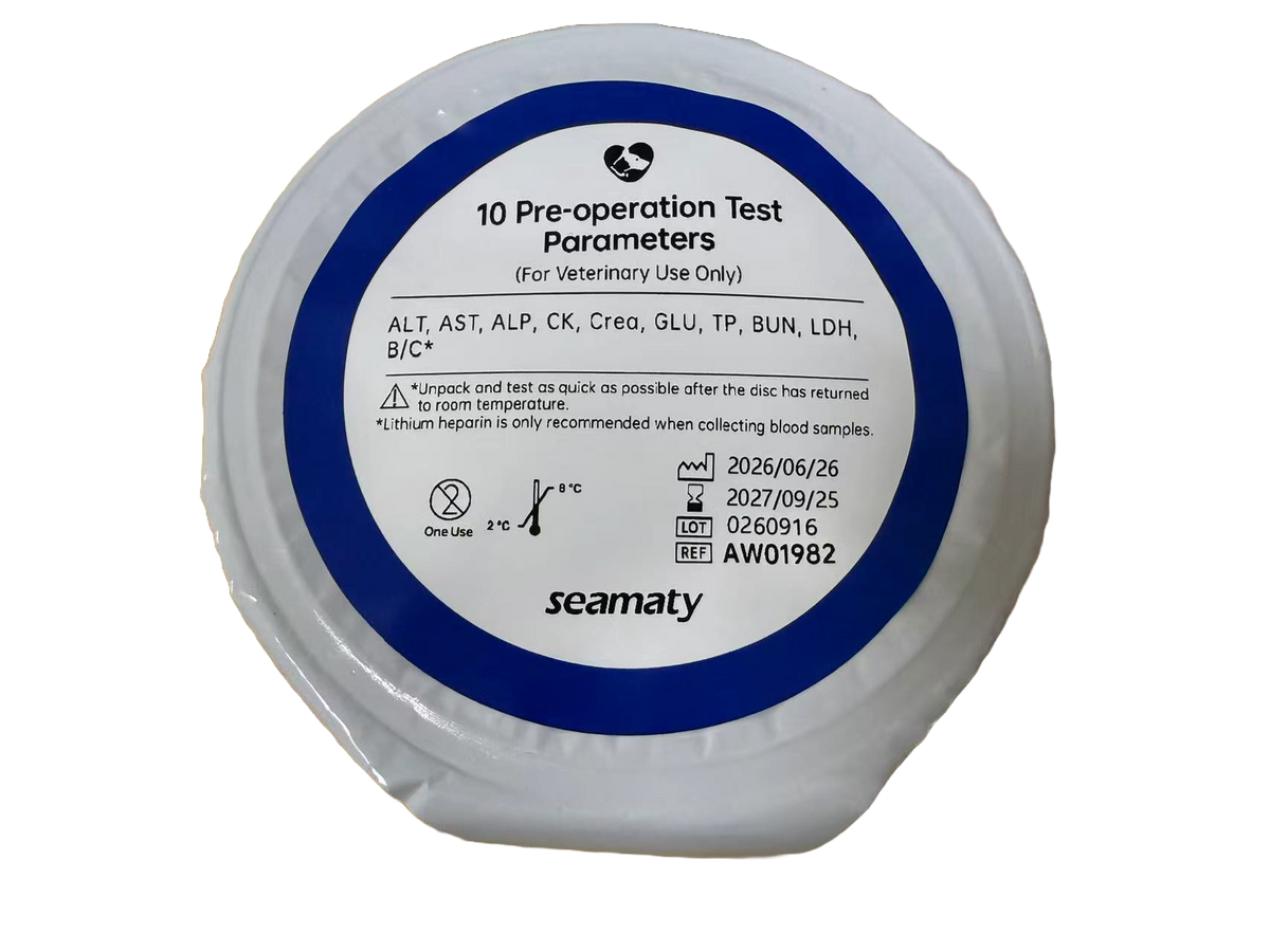 Seamaty QT3 Pre-operation Test (10 Parameters) reagent disc, ClinixLynx