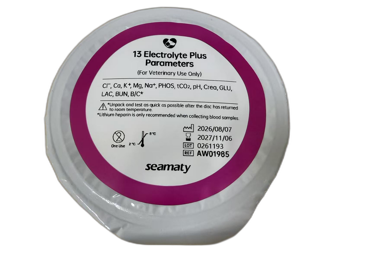 Seamaty QT3 Electrolyte Plus Panel (13 Parameters) reagent disc, ClinixLynx