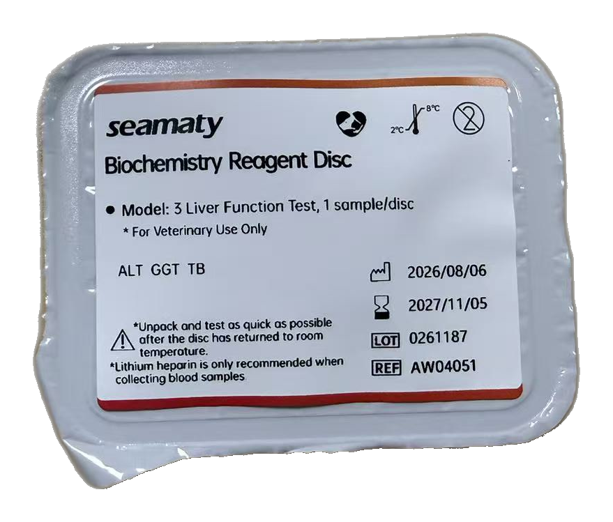 Seamaty QT3 Liver Function Test (3 Parameters) reagent disc, ClinixLynx