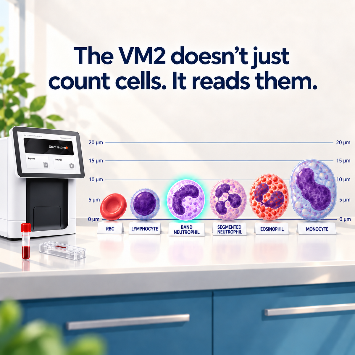 Seamaty VM2 AI Multifunctional Hematology & Immunofluorescence Analyzer