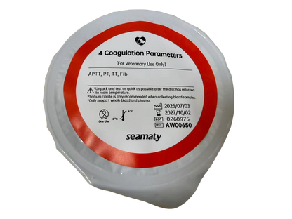 Seamaty QT3 Coagulation Panel (4 Parameters) reagent disc, ClinixLynx