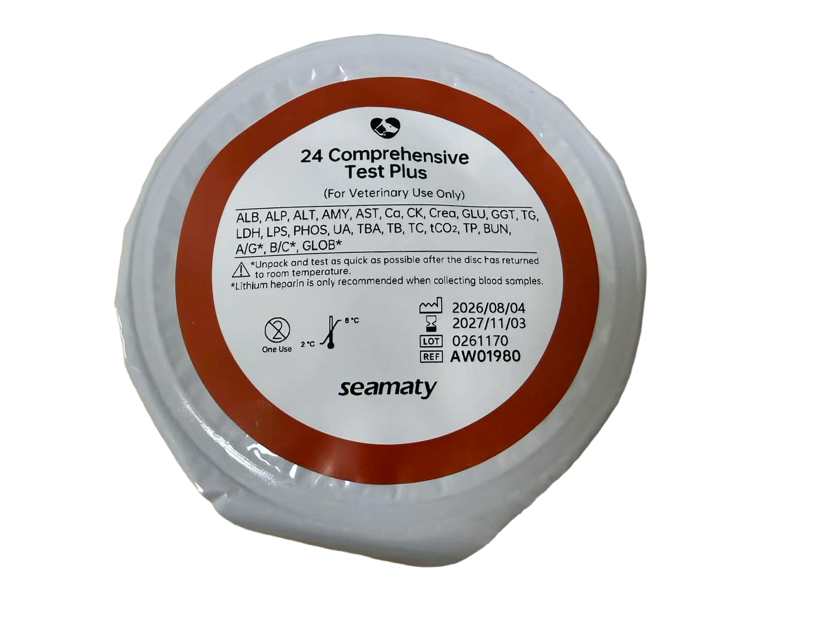 Seamaty QT3 individual reagent rotor