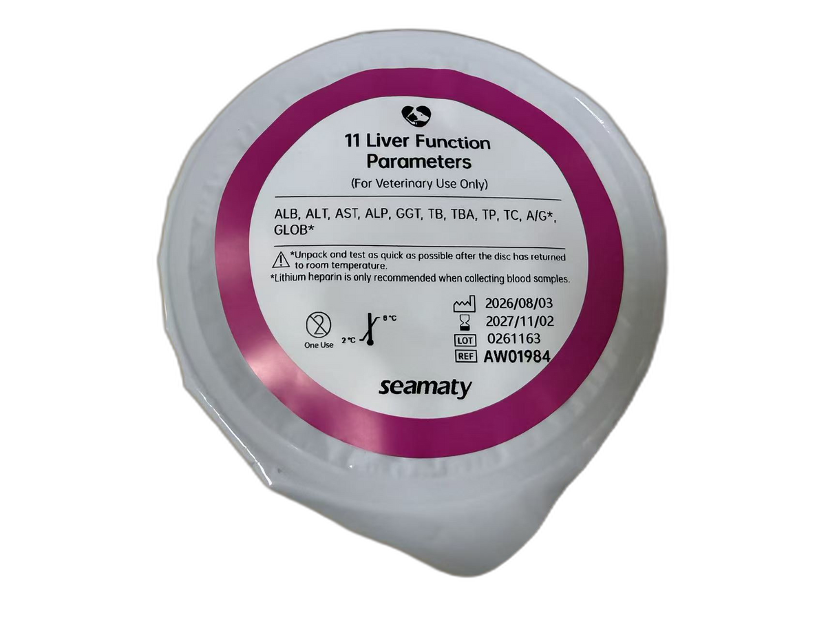 Seamaty QT3 Liver Function Panel (11 Parameters) reagent disc, ClinixLynx