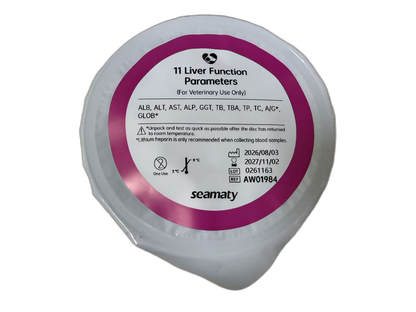 Seamaty QT3 Liver Function Panel (11 Parameters) reagent disc, ClinixLynx