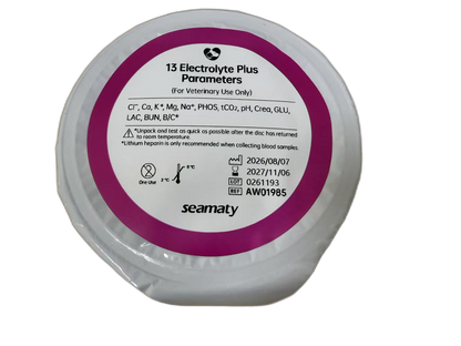 Seamaty QT3 Electrolyte Plus Panel (13 Parameters) reagent disc, ClinixLynx