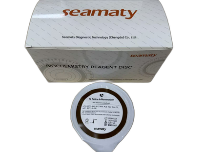 Seamaty QT3 Feline Inflammation Panel (12 Parameters) outer box, ClinixLynx