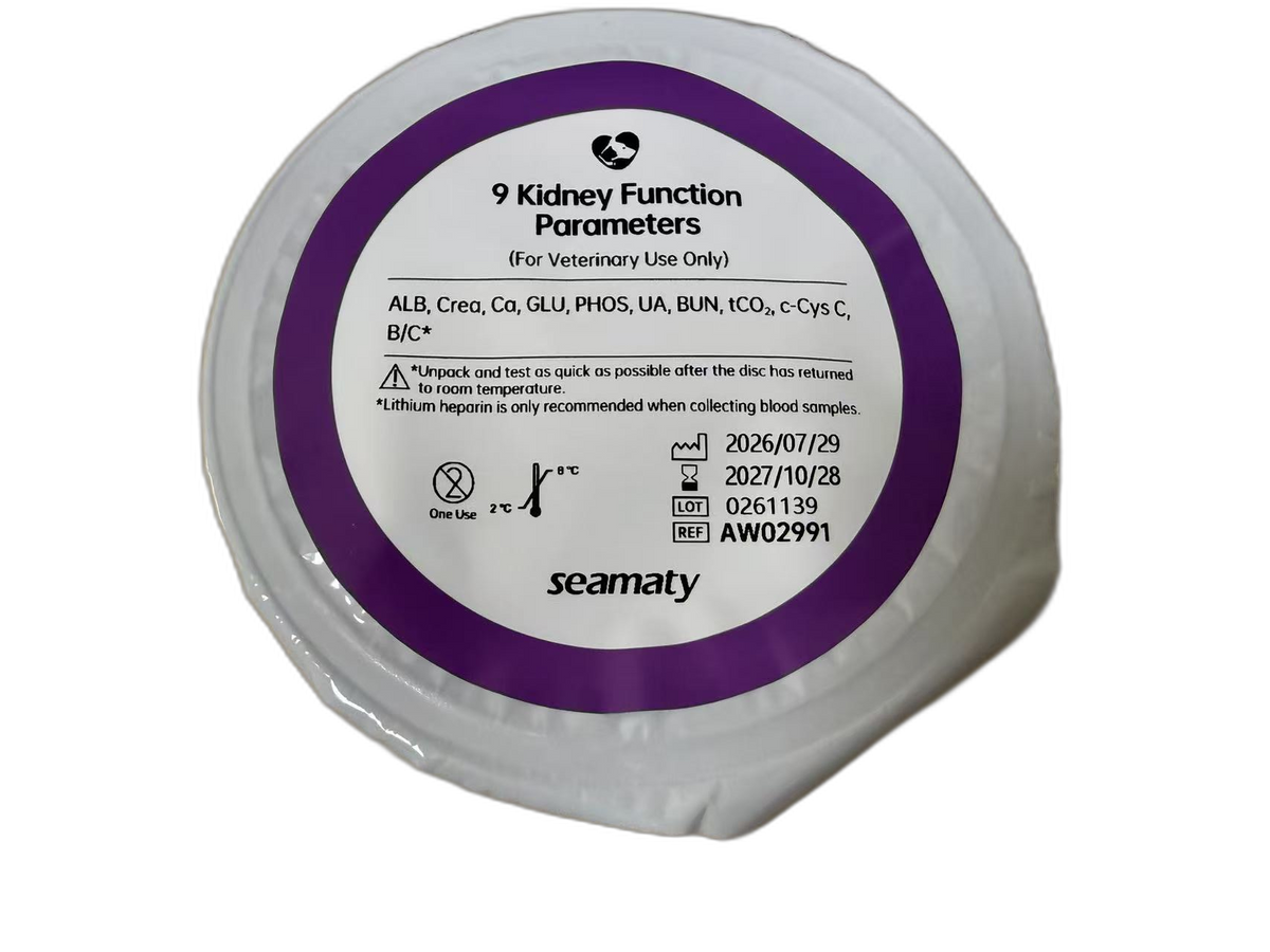 Seamaty QT3 Kidney Function Panel (9 Parameters) reagent disc, ClinixLynx