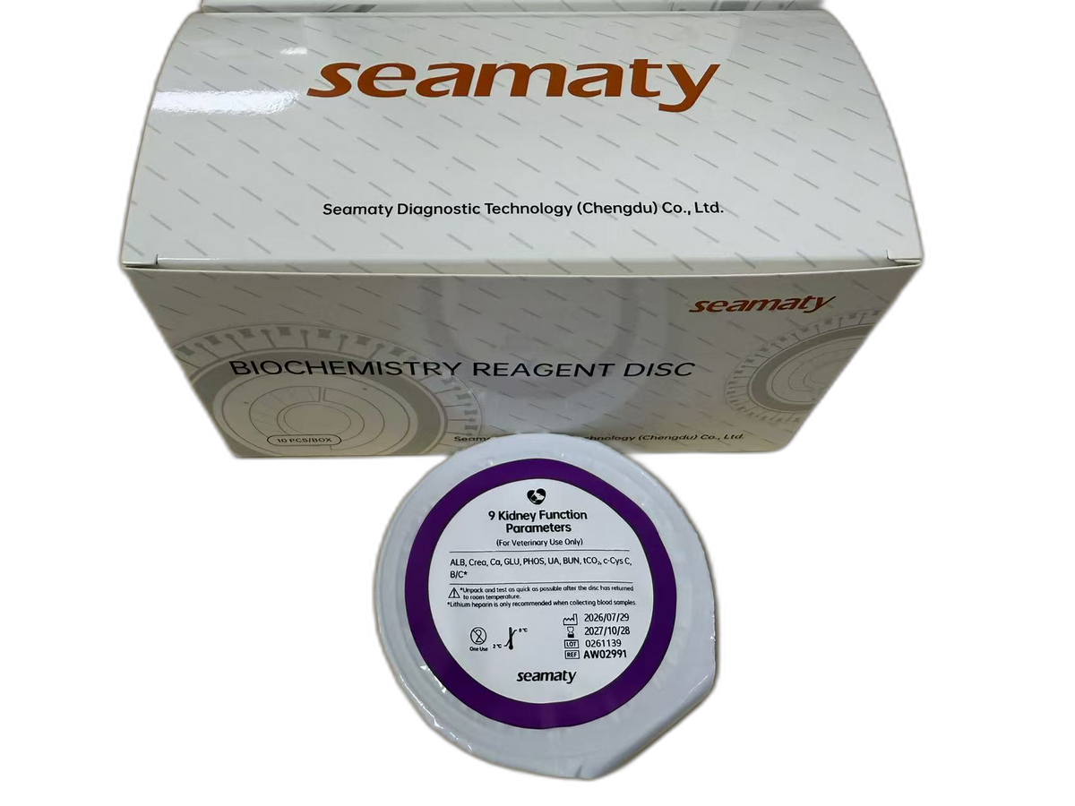Seamaty QT3 Kidney Function Panel (9 Parameters) outer box, ClinixLynx