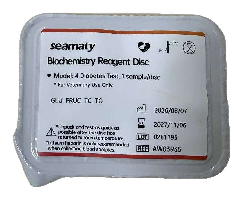 Seamaty QT3 Diabetes Test (4 Parameters) reagent disc, ClinixLynx