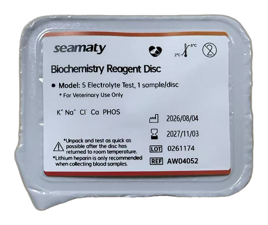 Seamaty QT3 Electrolyte Test (5 Parameters) reagent disc, ClinixLynx