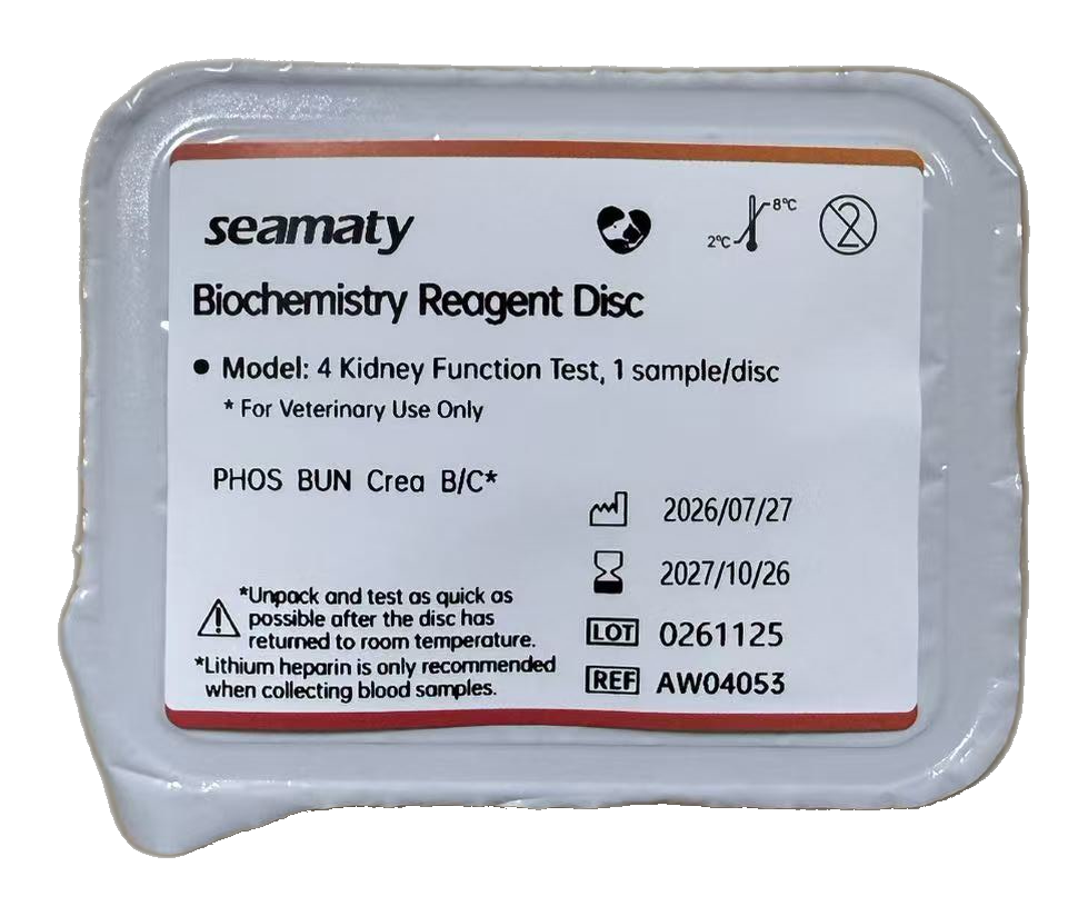 Seamaty QT3 Kidney Function Test (4 Parameters) reagent disc, ClinixLynx