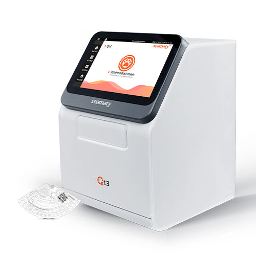 Seamaty Qt3 with reagent disc panel options