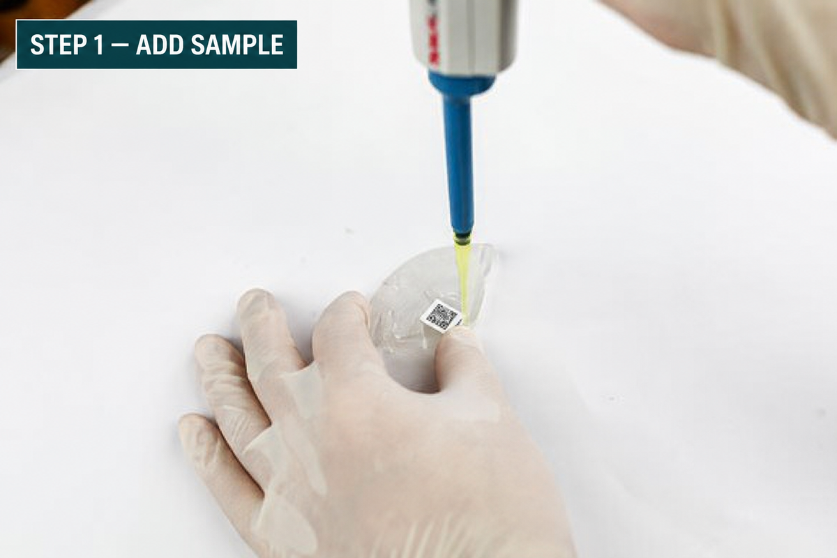 Add Sample with pipette to ClinixLynx Qt3 rotor